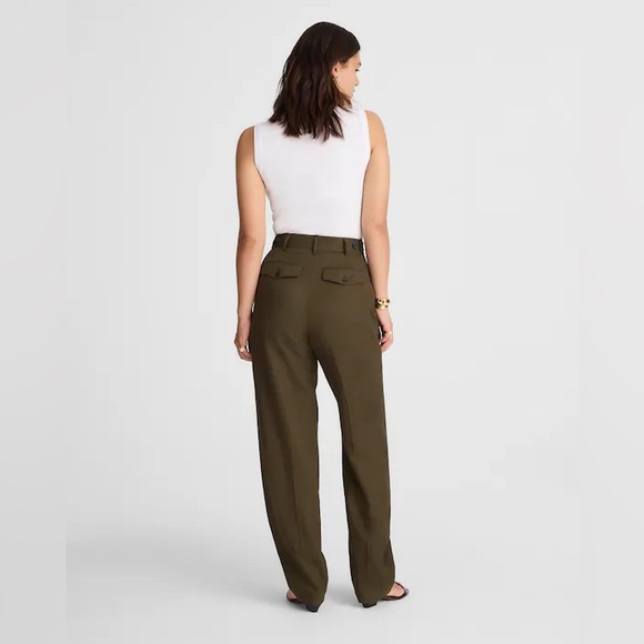 🆕 Madewell High-Rise Barrel-Leg Pants - Picture 3 of 5
